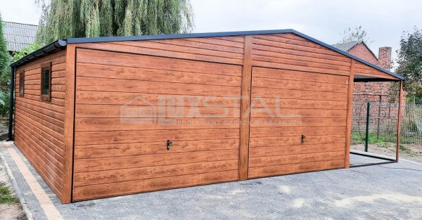 Metallgarage 6m x 6m + 2m.  LUX85 – Bild 4