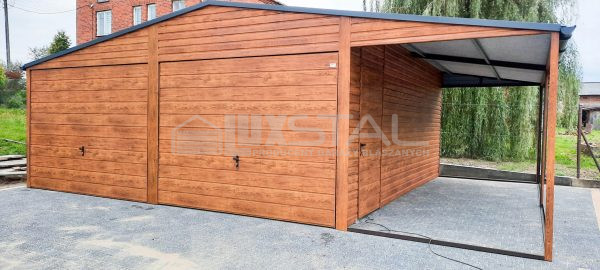 Metallgarage 6m x 6m + 2m.  LUX85 – Bild 5