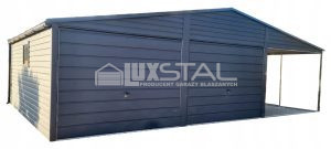 Metallgarage 6m x 6m - LUX22