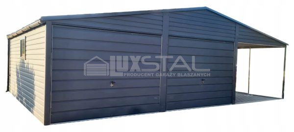 Metallgarage 6m x 6m - LUX22
