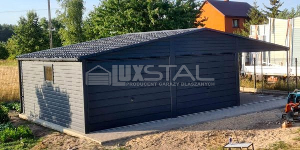 Metallgarage 6m x 6m - LUX22 – Bild 5