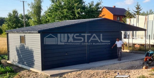 Metallgarage 6m x 6m - LUX22 – Bild 7