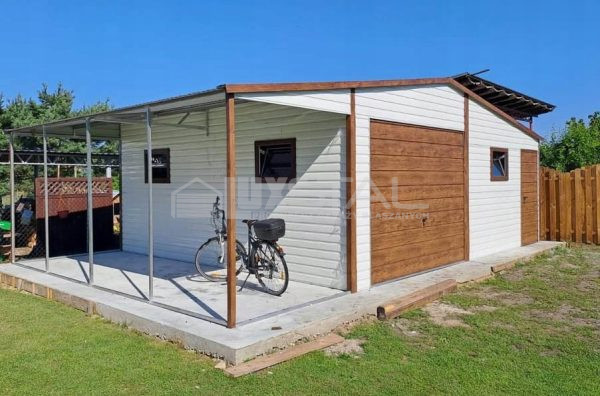 Metallgarage 6m x 6m - LUX23 – Bild 8